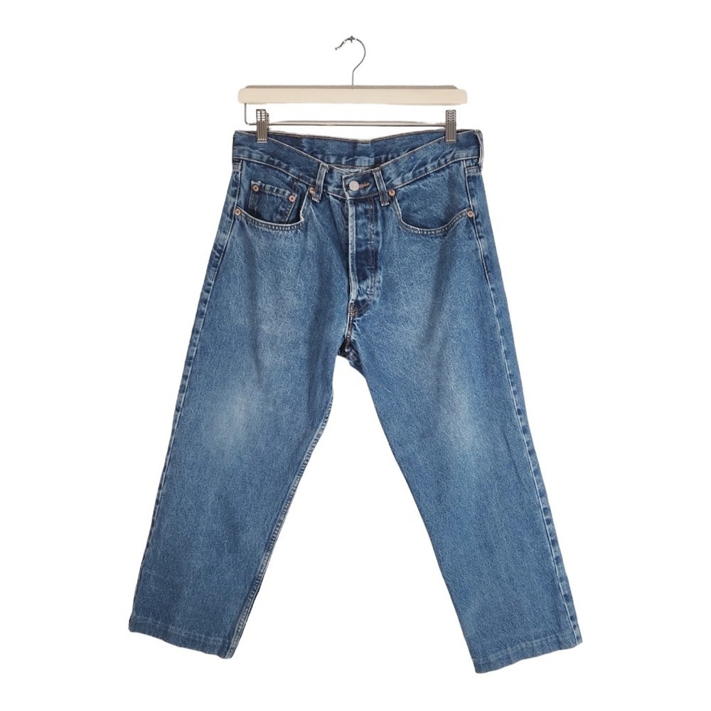 Vintage Levi's Straight Leg Jeans Medium Wash Size 34 Large